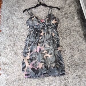 Floral Spaghetti Strap Dress